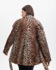Lola Casademunt Animal Print Trench Short Παλτό Lola Casademunt Animal Print Trench Short Παλτό