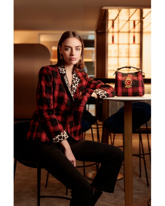 Lola Casademunt Animal Print Tartan Σακάκι Lola Casademunt Animal Print Tartan Σακάκι