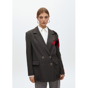 Lola Casademunt Double-Breasted With Patches Σακάκι