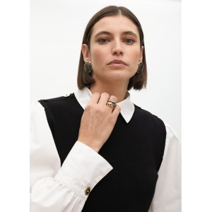 Lola Casademunt Combined With Poplin Πουλόβερ Black/White Lola Casademunt Combined With Poplin Πουλόβερ Black/White