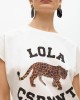 Lola Casademunt Tiger Print T-Shirt White Μπλούζα Lola Casademunt Tiger Print T-Shirt White Μπλούζα