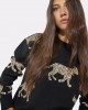 Lola Casademunt Leopard Print Black Πουλόβερ