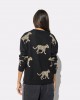 Lola Casademunt Leopard Print Black Πουλόβερ
