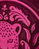 Lola Casademunt Embossed Leopard Burgundy Πουλόβερ