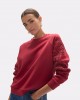 Lola Casademunt Floral Embroidery Sleeve Wine Πουλόβερ