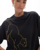 Lola Casademunt Leopard With Crystals Black Πουλόβερ