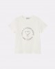 Lola Casademunt Heart Donut Logo T-shirt White Μπλούζα