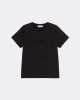 Lola Casademunt Heart Donut Logo T-shirt Black Μπλούζα