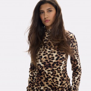 Lola Casademunt High Neck Printed Μπλούζα