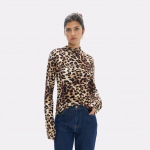 Lola Casademunt High Neck Printed Μπλούζα