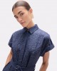 Lola Casademunt Denim Style Blue Long Φόρεμα