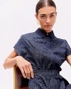 Lola Casademunt Denim Style Blue Long Φόρεμα