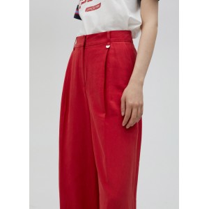 Lola Casademunt Palazzo Red Παντελόνι