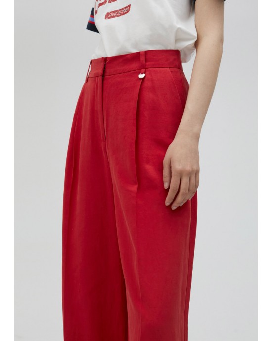 Lola Casademunt Palazzo Red Παντελόνι