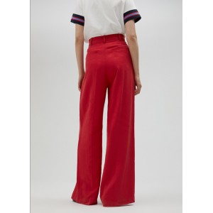 Lola Casademunt Palazzo Red Παντελόνι