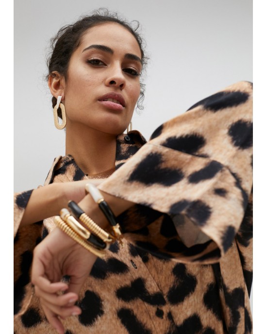 Lola Casademunt Leopard Print Maxi Πουκάμισο & Παντελόνι