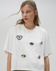 Lola Casademunt Beaded T-Shirt White Μπλούζα