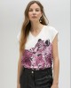 Lola Casademunt Leopard Print T-shirt White Μπλούζα