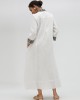 Lola Casademunt Long Shirt Style Kurta White Φόρεμα