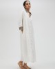 Lola Casademunt Long Shirt Style Kurta White Φόρεμα