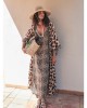 Lola Casademunt Long Leopard Print Κιμονό