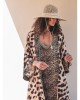 Lola Casademunt Long Leopard Print Κιμονό