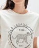 Lola Casademunt T-shirt With Strass White Μπλούζα
