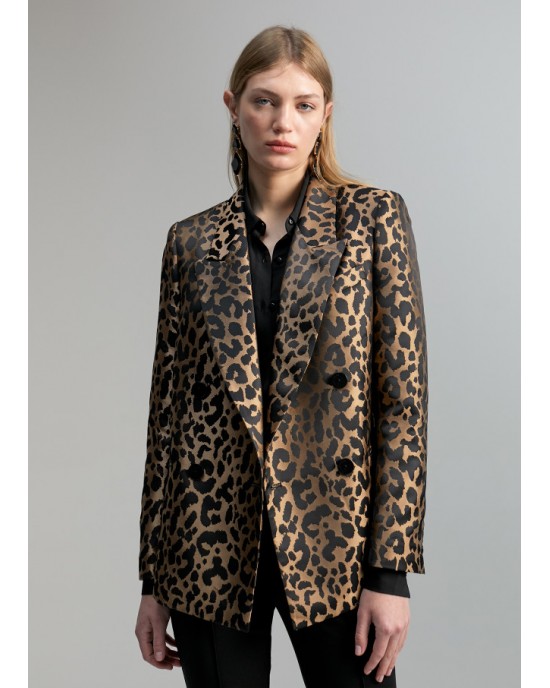 Lola Casademunt Animal Print Σακάκι