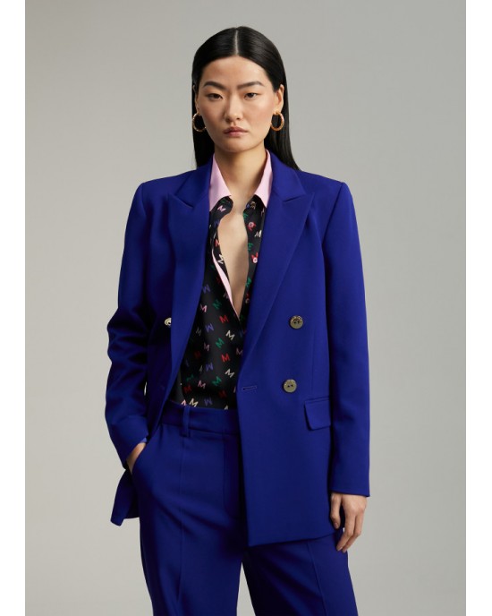 Lola Casademunt Straight Fit Suit Blue Σακάκι