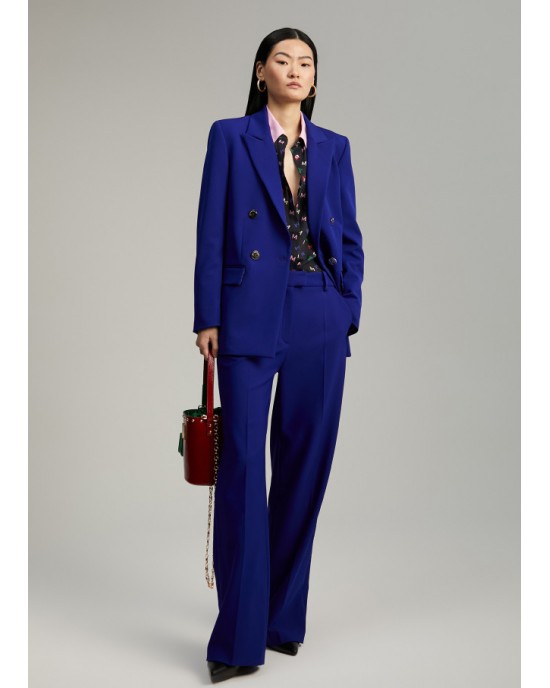 Lola Casademunt Straight Fit Suit Blue Σακάκι