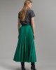 Lola Casademunt Pleated Green Maxi Φούστα