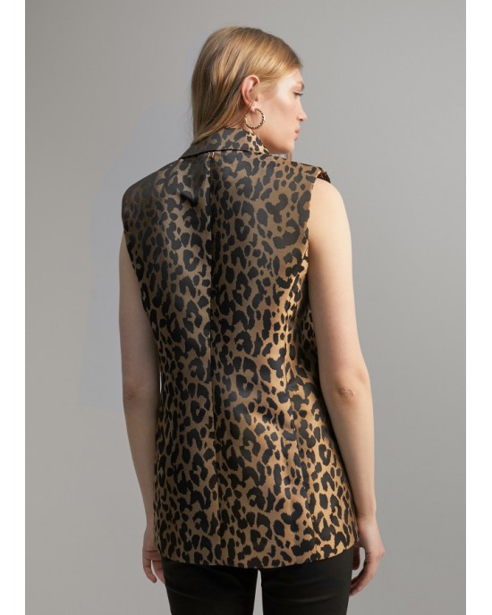 Lola Casademunt Animal Print Γιλέκο