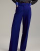 Lola Casademunt Straight Fit Suit Blue Παντελόνι