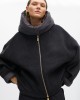 Lola Casademunt Two-Material With Hood Grey Short Παλτό Lola Casademunt Two-Material With Hood Grey Short Παλτό