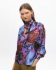 Lola Casademunt Floral Print Tie-Neck Lila Μπλούζα Lola Casademunt Floral Print Tie-Neck Lila Μπλούζα