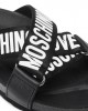 Love Moschino Χιαστή Παντόφλες Μαύρο