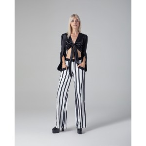 MAMOUSH Rose Black Crop Τοπ