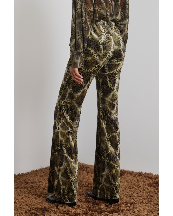 Mamoush Rea Animal Print Elastic Παντελόνι Mamoush Rea Animal Print Elastic Παντελόνι
