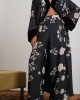 Mamoush Sofia Printed Black/Flower Παντελόνι Mamoush Sofia Printed Black/Flower Παντελόνι