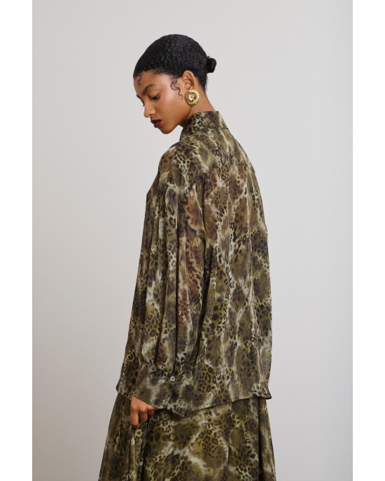 Mamoush Emily Animal Print Πουκάμισο Mamoush Emily Animal Print Πουκάμισο