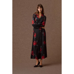 Mamoush Kyveli Black Maxi Φόρεμα