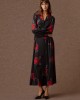 Mamoush Kyveli Black Maxi Φόρεμα