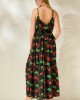 Mamoush Fotini Black Cherry Maxi Φόρεμα