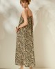 Mamoush Aliki Animal Print Midi Φόρεμα