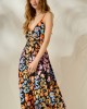 Mamoush Aliki Full Color Animal Print Midi Φόρεμα