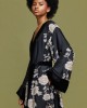 Mamoush Vanessa Long Velvet Black/Floral Κιμονό Mamoush Vanessa Long Velvet Black/Floral Κιμονό