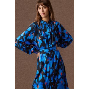Mamoush Seren Blue Midi Φόρεμα