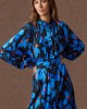 Mamoush Seren Blue Midi Φόρεμα