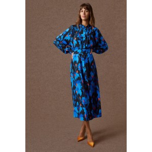 Mamoush Seren Blue Midi Φόρεμα