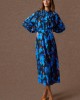 Mamoush Seren Blue Midi Φόρεμα